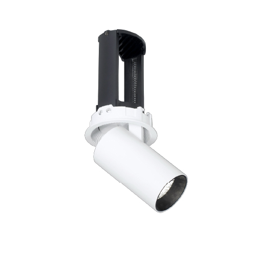 SPOT EMBUTIR RED GU10 ALUM DESPLAZABLE HACIA ABAJO BLANCO